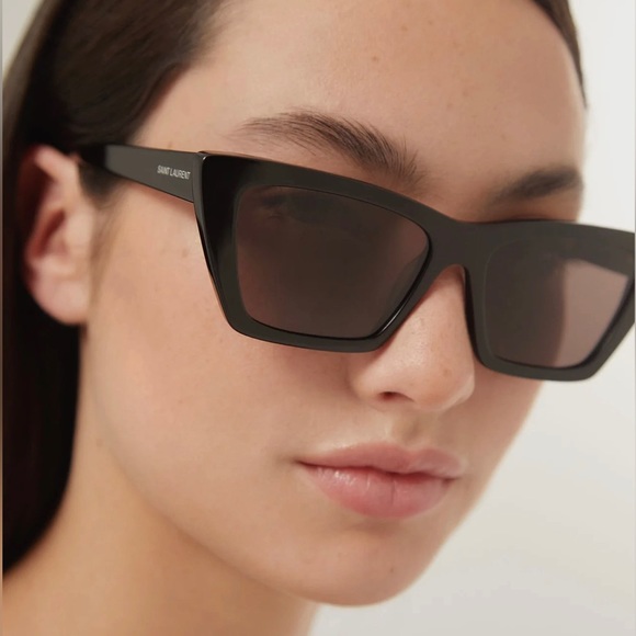 NEW SAINT LAURENT SL276 001 SAINT LAURENT MICA BLACK SUNGLASSES SL 276 - Picture 1 of 12